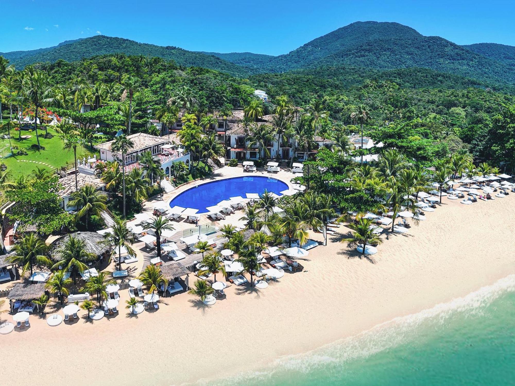 Dpny ビーチ ホテル ＆ スパ イリャベラ エクステリア 写真 Aerial view of the resort